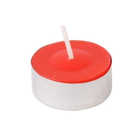 ZEST CANDLE Zest Candle CTC-002 Red Citronella Tealight Candles -100pcs-Box CTC-002